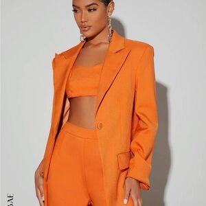 Orange Blazer